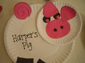 pink paperplate pigs